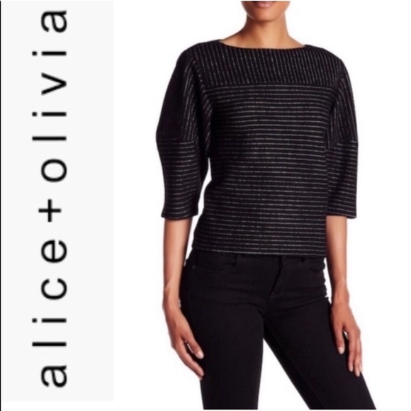 Alice + Olivia Winston sweater blouse - Picture 1 of 6